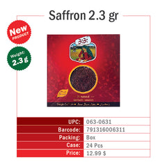 Saffron 2.3 gr (زعفران 0.5 مثقالی)