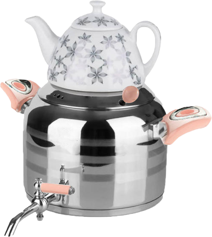 Double Jacket Stove Kettle (کتری روی اجاق گاز  2 جداره 6 لیتری)