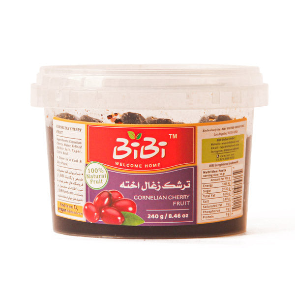 Cornelian Cherry Fruit 240 g (ترشک زغال اخته سطلی)