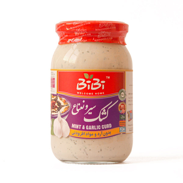 Mint & Garlic Curd 500 gr (کشک سیر و نعناع بی بی)