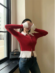 Knitted Cardigan Slim Fit Autumn and Winter Sweater